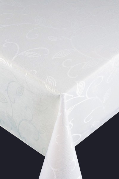 friedola® Flair Royal Tischdecke "Romance White" nach Maß